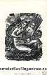 ExLibris Bookplate Nude Women Gay Lesbian devil Girl