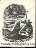 exlibris nude erotic bookplate